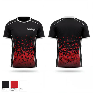 Short Sleeve Performance Shirt, Bulldogs, Baseball, Teamtime, Team time, sublimation, custom sports apparel, team uniforms, spirit wear, spiritwear, sports uniforms, custom shirts, team store, custom team store, fundraiser sports, apparel fundraiser