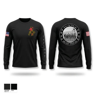 Long Sleeve Performance Shirt, Death stalkers, Navy, Teamtime, Team time, sublimation, custom sports apparel, team uniforms, spirit wear, spiritwear, sports uniforms, custom shirts, team store, custom team store, fundraiser sports, apparel fundraiser