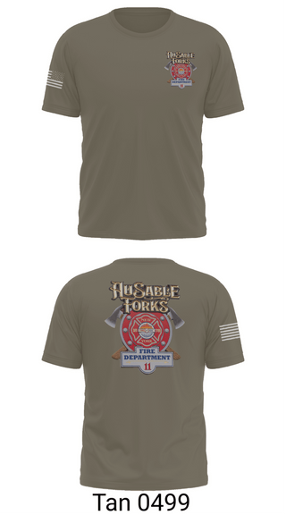 Short Sleeve Performance Shirt, Au Sable Forks, Fire Department, Teamtime, Team time, sublimation, custom sports apparel, team uniforms, spirit wear, spiritwear, sports uniforms, custom shirts, team store, custom team store, fundraiser sports, apparel fundraiser