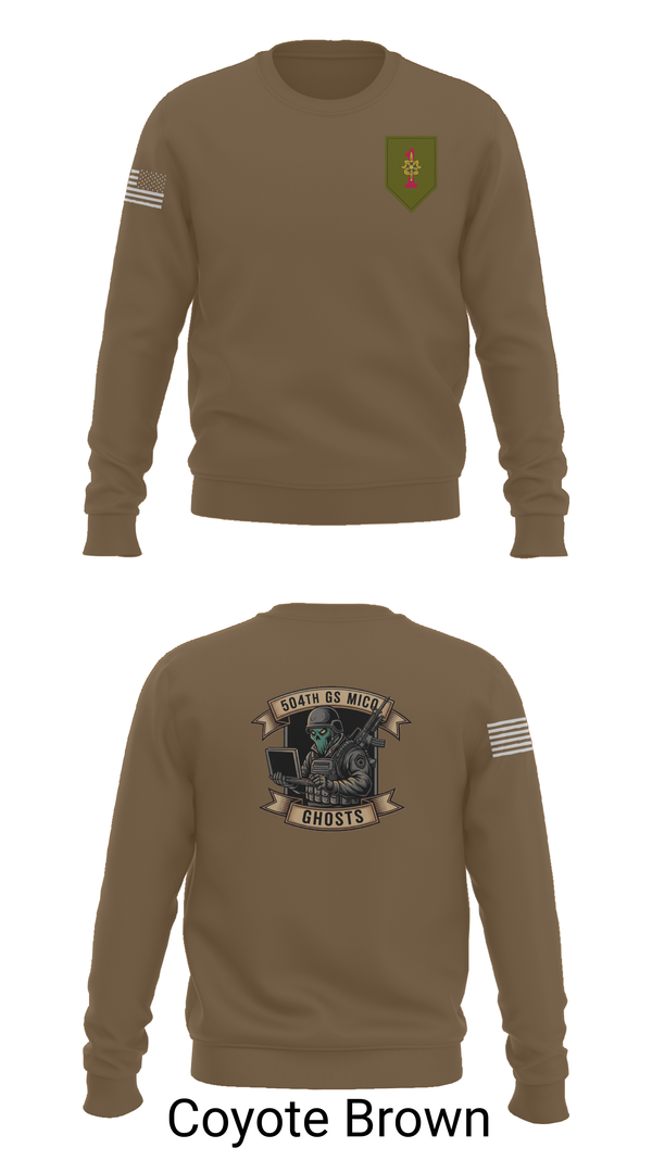 Crew Neck Sweatshirt, 504th GS MICO, , Teamtime, Team time, sublimation, custom sports apparel, team uniforms, spirit wear, spiritwear, sports uniforms, custom shirts, team store, custom team store, fundraiser sports, apparel fundraiser