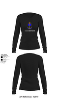 C co. 4/21 Nightfighters 39562086 Women's Long Sleeve V-neck Shirt - 22
