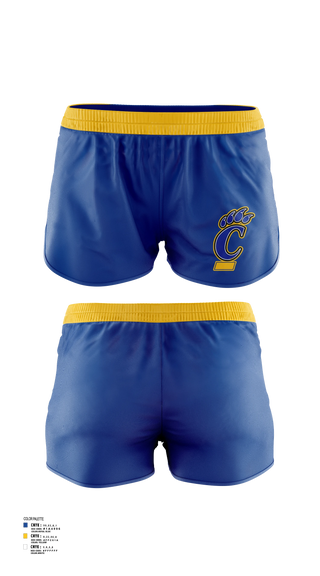 Womens Shorts, Campbellsport Cougars, Women's Basketball, Teamtime, Team time, sublimation, custom sports apparel, team uniforms, spirit wear, spiritwear, sports uniforms, custom shirts, team store, custom team store, fundraiser sports, apparel fundraiser