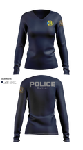 Butler Police Department 21960719 Women's Long Sleeve V-neck Shirt - 21