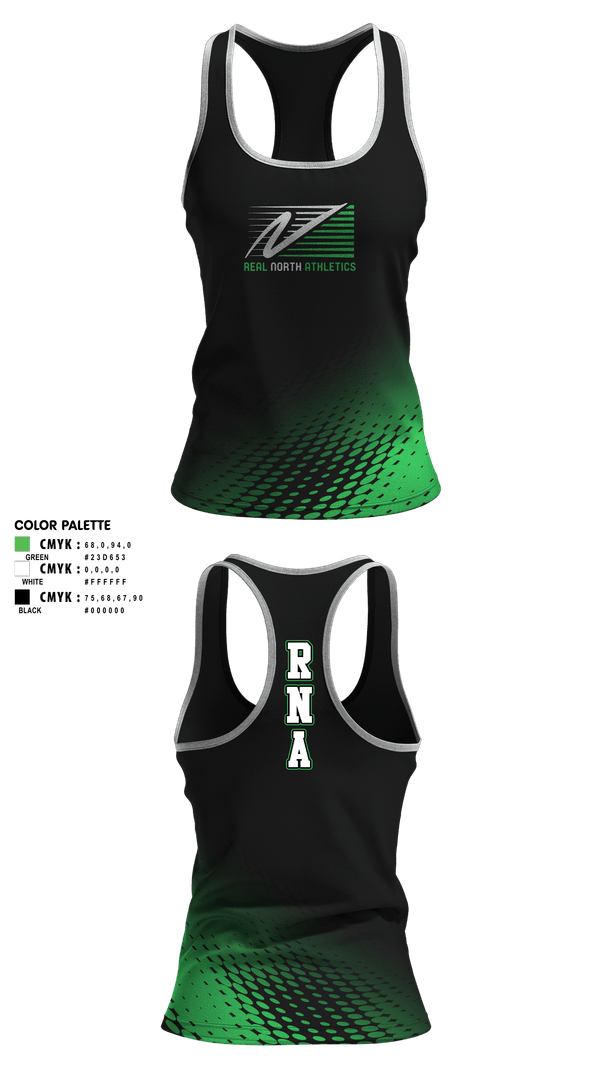 Womens Track Singlet, Real North Athletics, Cross Country, Teamtime, Team time, sublimation, custom sports apparel, team uniforms, spirit wear, spiritwear, sports uniforms, custom shirts, team store, custom team store, fundraiser sports, apparel fundraiser