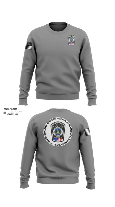 Pennridge Regional Police 94078057 Crew Neck Sweatshirt - 23