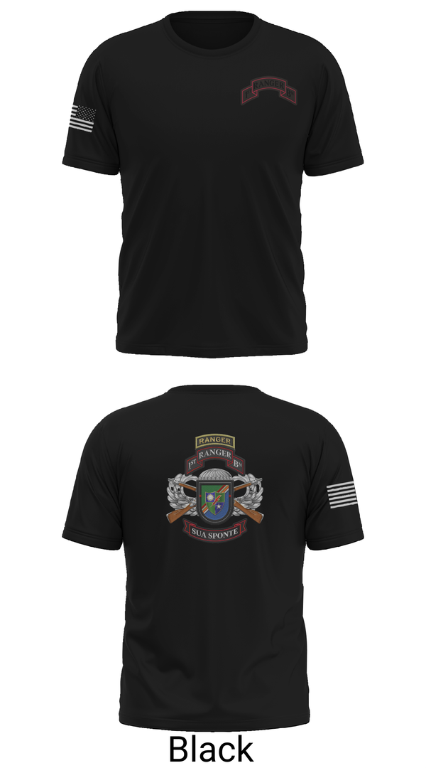 Short Sleeve Performance Shirt, 1/75 Ranger Battalion, Army, Teamtime, Team time, sublimation, custom sports apparel, team uniforms, spirit wear, spiritwear, sports uniforms, custom shirts, team store, custom team store, fundraiser sports, apparel fundraiser