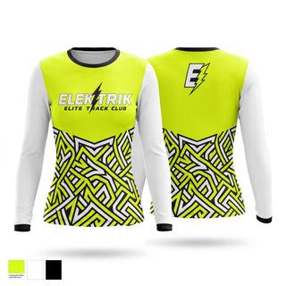Long Sleeve Performance Shirt, ELEKTRIK ELITE TRACK CLUB, Track & Field, Teamtime, Team time, sublimation, custom sports apparel, team uniforms, spirit wear, spiritwear, sports uniforms, custom shirts, team store, custom team store, fundraiser sports, apparel fundraiser