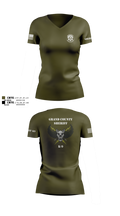 GCSO K9 Women's Short Sleeve V-neck Shirt - 116