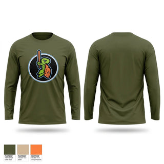 Long Sleeve Performance Shirt, Backs, Baseball, Teamtime, Team time, sublimation, custom sports apparel, team uniforms, spirit wear, spiritwear, sports uniforms, custom shirts, team store, custom team store, fundraiser sports, apparel fundraiser