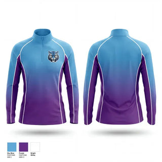 Quarter Zip Jacket, Surry County Wildcats, Men's Basketball, Teamtime, Team time, sublimation, custom sports apparel, team uniforms, spirit wear, spiritwear, sports uniforms, custom shirts, team store, custom team store, fundraiser sports, apparel fundraiser