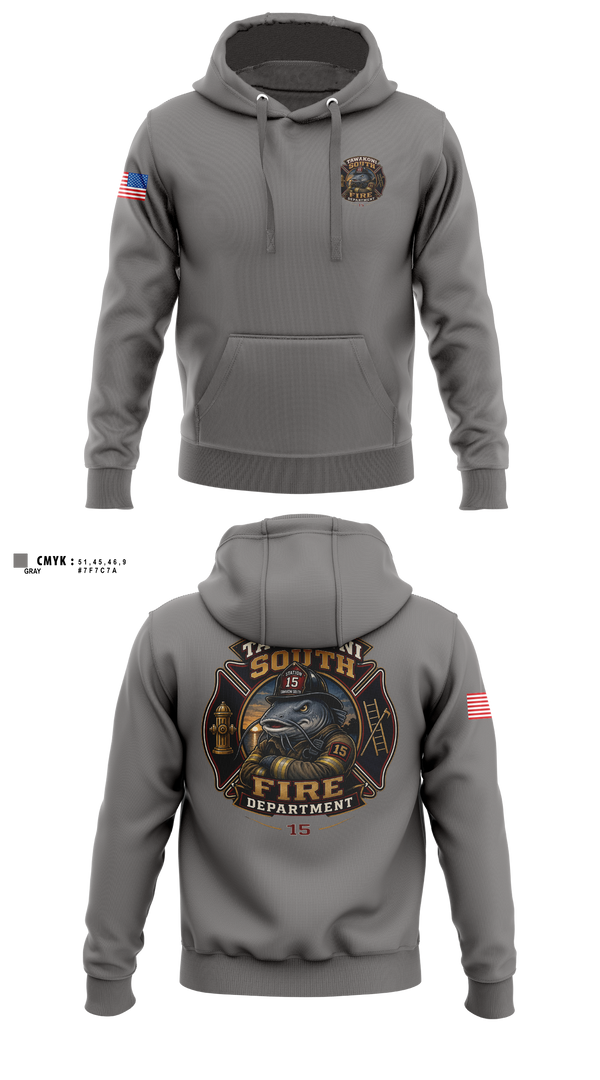 Hoodie, Tawakoni South Volunteer Fire Department, Fire Department, Teamtime, Team time, sublimation, custom sports apparel, team uniforms, spirit wear, spiritwear, sports uniforms, custom shirts, team store, custom team store, fundraiser sports, apparel fundraiser