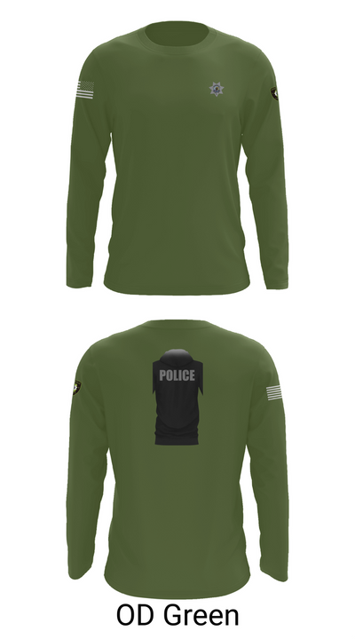 Nashville Police Department 22695418 Long Sleeve Performance Shirt 44