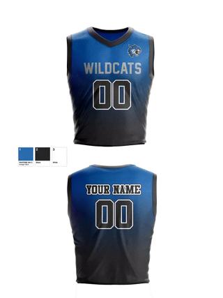 Mens Basketball Jersey, Wildcats, Men's Basketball, Teamtime, Team time, sublimation, custom sports apparel, team uniforms, spirit wear, spiritwear, sports uniforms, custom shirts, team store, custom team store, fundraiser sports, apparel fundraiser
