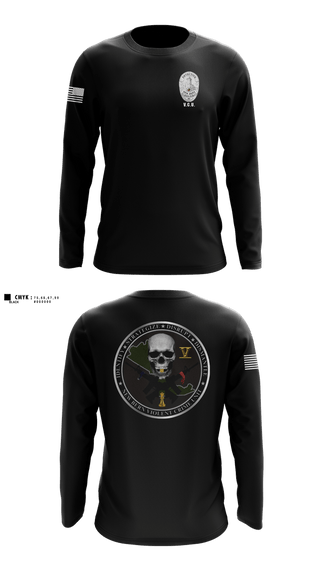 Long Sleeve Performance Shirt, New Bern Police Violent Crime Unit, Police, Teamtime, Team time, sublimation, custom sports apparel, team uniforms, spirit wear, spiritwear, sports uniforms, custom shirts, team store, custom team store, fundraiser sports, apparel fundraiser