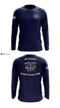 Greene County EMS 5907583 Long Sleeve Performance Shirt - 100