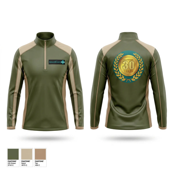 Quarter Zip Jacket, Americare Plus, , Teamtime, Team time, sublimation, custom sports apparel, team uniforms, spirit wear, spiritwear, sports uniforms, custom shirts, team store, custom team store, fundraiser sports, apparel fundraiser
