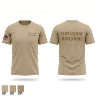 Old School Cotton Feel Shirt, 11th Cyber Battalion, Army, Teamtime, Team time, sublimation, custom sports apparel, team uniforms, spirit wear, spiritwear, sports uniforms, custom shirts, team store, custom team store, fundraiser sports, apparel fundraiser