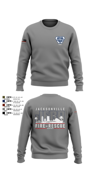 JFRD Critical Care Team 81495664 Crew Neck Sweatshirt - 4
