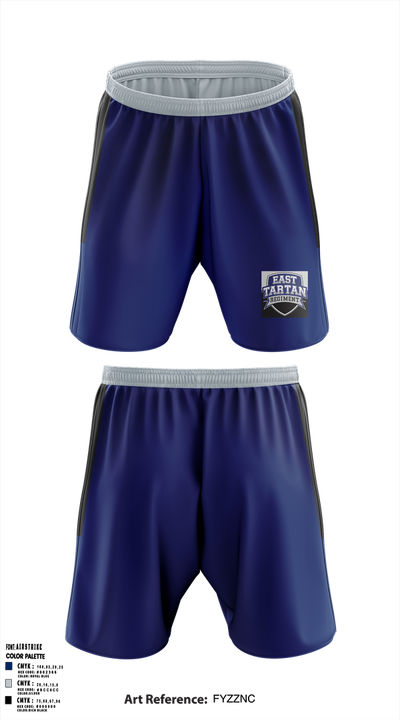 East Senior High School Band 81739960 Athletic Shorts With Pockets - 4