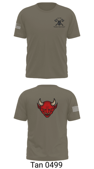 Old School Cotton Feel Shirt, D Co 3-47, , Teamtime, Team time, sublimation, custom sports apparel, team uniforms, spirit wear, spiritwear, sports uniforms, custom shirts, team store, custom team store, fundraiser sports, apparel fundraiser