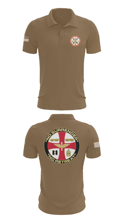 Echo 2-501st GSAB 24496005 Short Sleeve Performance Polo - 7
