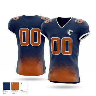 Football Jersey, Mustangs, , Teamtime, Team time, sublimation, custom sports apparel, team uniforms, spirit wear, spiritwear, sports uniforms, custom shirts, team store, custom team store, fundraiser sports, apparel fundraiser