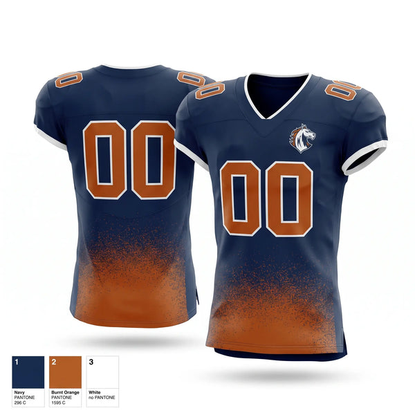 Football Jersey, Mustangs, , Teamtime, Team time, sublimation, custom sports apparel, team uniforms, spirit wear, spiritwear, sports uniforms, custom shirts, team store, custom team store, fundraiser sports, apparel fundraiser