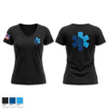 MMT Women's Short Sleeve V-neck Shirt - 1