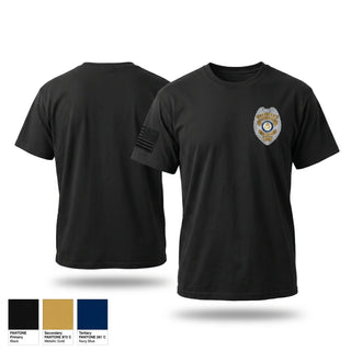 Old School Cotton Feel Shirt, Bibb County BOE Police Department, Police, Teamtime, Team time, sublimation, custom sports apparel, team uniforms, spirit wear, spiritwear, sports uniforms, custom shirts, team store, custom team store, fundraiser sports, apparel fundraiser