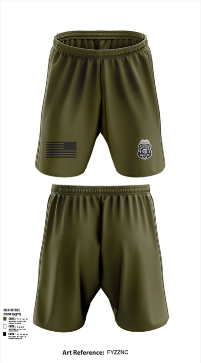 MDWFP K9 21939837 Athletic Shorts With Pockets - 101