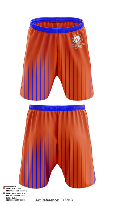 Kalaheo Golf 53832378 Athletic Shorts With Pockets - 100