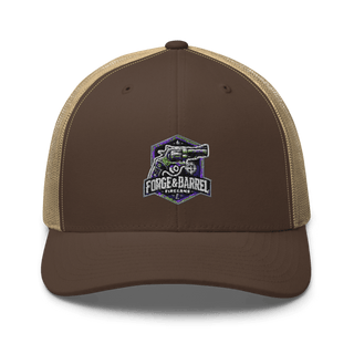 Forge & Barrel Firearms 85618351 Retro Trucker Hat | Yupoong 6606