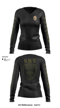 GAINESVILLE PD SRT 24042594 Women's Long Sleeve V-neck Shirt - 20