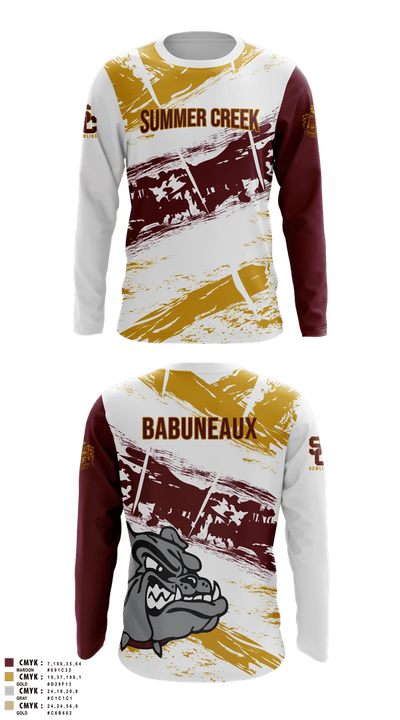 Summer Creek High School Bowling 37718060 Long Sleeve Performance Shirt 9