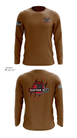 Long Sleeve Performance Shirt, Raptor Platoon, 4-9 CAV, , Teamtime, Team time, sublimation, custom sports apparel, team uniforms, spirit wear, spiritwear, sports uniforms, custom shirts, team store, custom team store, fundraiser sports, apparel fundraiser