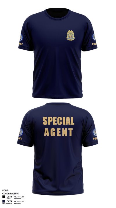 BIA POLICE 11444917 Short Sleeve Performance Shirt - 7