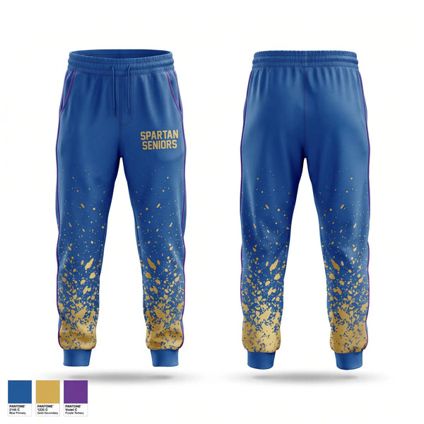 Sweatpants, Spartan Seniors, Cross Country, Teamtime, Team time, sublimation, custom sports apparel, team uniforms, spirit wear, spiritwear, sports uniforms, custom shirts, team store, custom team store, fundraiser sports, apparel fundraiser