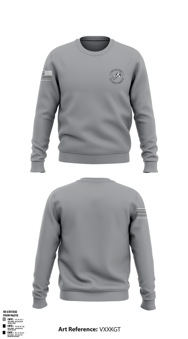 Crew Neck Sweatshirt, 115 LRS, Air Force, Teamtime, Team time, sublimation, custom sports apparel, team uniforms, spirit wear, spiritwear, sports uniforms, custom shirts, team store, custom team store, fundraiser sports, apparel fundraiser