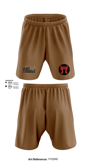 Athletic Shorts With Pockets, 187th Iron Rakkasans, Army, Teamtime, Team time, sublimation, custom sports apparel, team uniforms, spirit wear, spiritwear, sports uniforms, custom shirts, team store, custom team store, fundraiser sports, apparel fundraiser