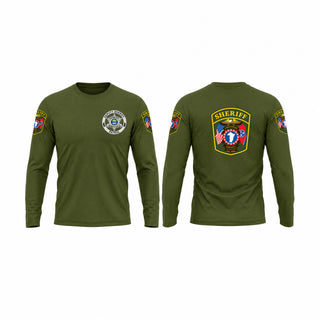 Long Sleeve Performance Shirt, CHEATHAM COUNTY SHERIFF'S OFFICE, Police, Teamtime, Team time, sublimation, custom sports apparel, team uniforms, spirit wear, spiritwear, sports uniforms, custom shirts, team store, custom team store, fundraiser sports, apparel fundraiser