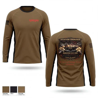 Long Sleeve Performance Shirt, Aviation Ordinance AAO CH.69, Navy, Teamtime, Team time, sublimation, custom sports apparel, team uniforms, spirit wear, spiritwear, sports uniforms, custom shirts, team store, custom team store, fundraiser sports, apparel fundraiser