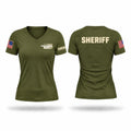 Clay County Courts Women's Short Sleeve V-neck Shirt - 1