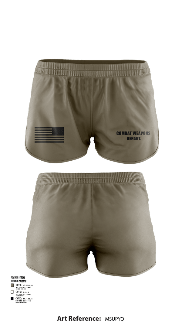 Ranger Panties, Combat Weapons Depart., , Teamtime, Team time, sublimation, custom sports apparel, team uniforms, spirit wear, spiritwear, sports uniforms, custom shirts, team store, custom team store, fundraiser sports, apparel fundraiser