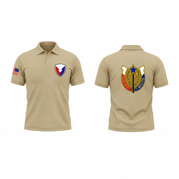 Short Sleeve Performance Polo, 407th AFSB, Army, Teamtime, Team time, sublimation, custom sports apparel, team uniforms, spirit wear, spiritwear, sports uniforms, custom shirts, team store, custom team store, fundraiser sports, apparel fundraiser