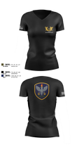 US Army Special Victims’ Counsel 25692350 Women's Short Sleeve V-neck Shirt - 5