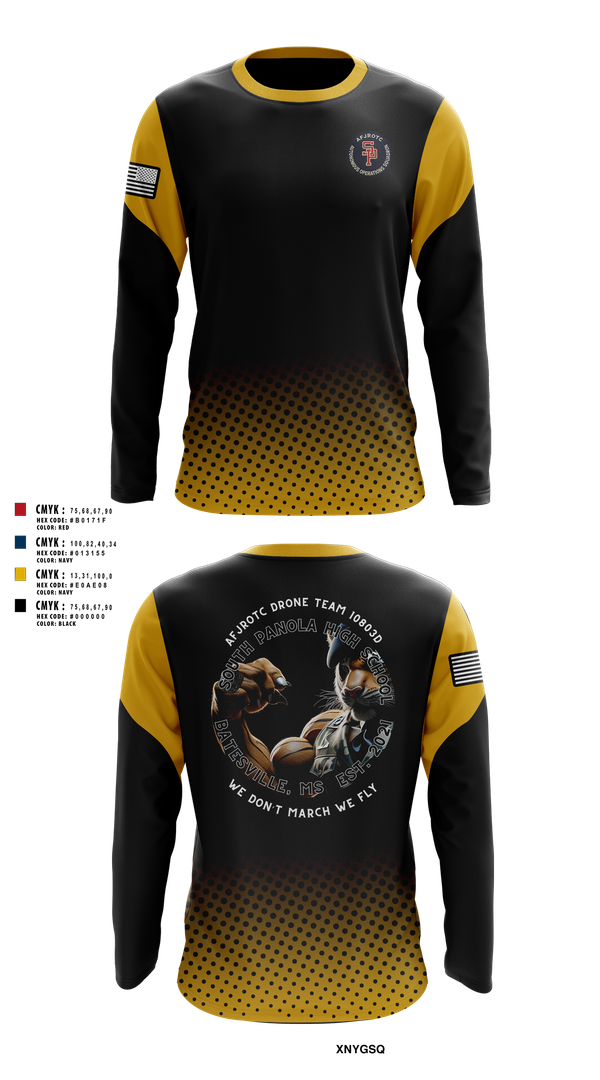 Long Sleeve Performance Shirt, AFJROTC MS-081 DRONE TEAM, , Teamtime, Team time, sublimation, custom sports apparel, team uniforms, spirit wear, spiritwear, sports uniforms, custom shirts, team store, custom team store, fundraiser sports, apparel fundraiser