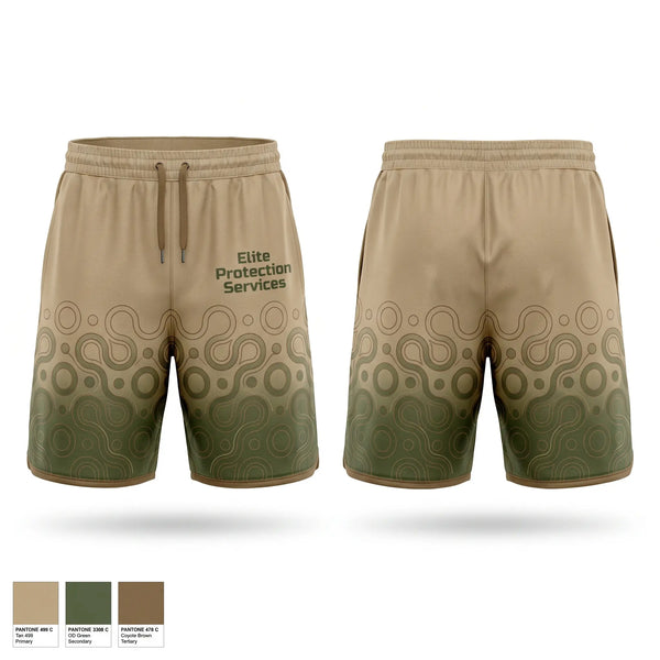 Athletic Shorts With Pockets, Elite Protection Services, , Teamtime, Team time, sublimation, custom sports apparel, team uniforms, spirit wear, spiritwear, sports uniforms, custom shirts, team store, custom team store, fundraiser sports, apparel fundraiser
