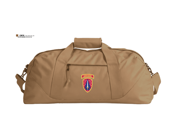 Duffle Bag, 2/54th SFAB, Army, Teamtime, Team time, sublimation, custom sports apparel, team uniforms, spirit wear, spiritwear, sports uniforms, custom shirts, team store, custom team store, fundraiser sports, apparel fundraiser