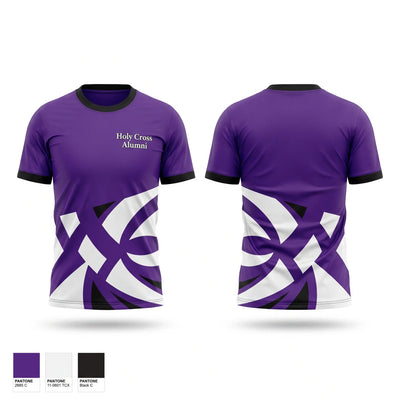 Holy Cross Alumni Soft Poly Tee Cotton Like Feel - 1