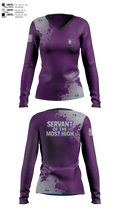 Servants Of The Most High 9177587 Women's Long Sleeve V-neck Shirt - 1